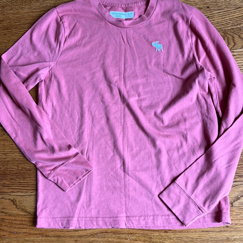 A&F cotton boys long sleeve tee